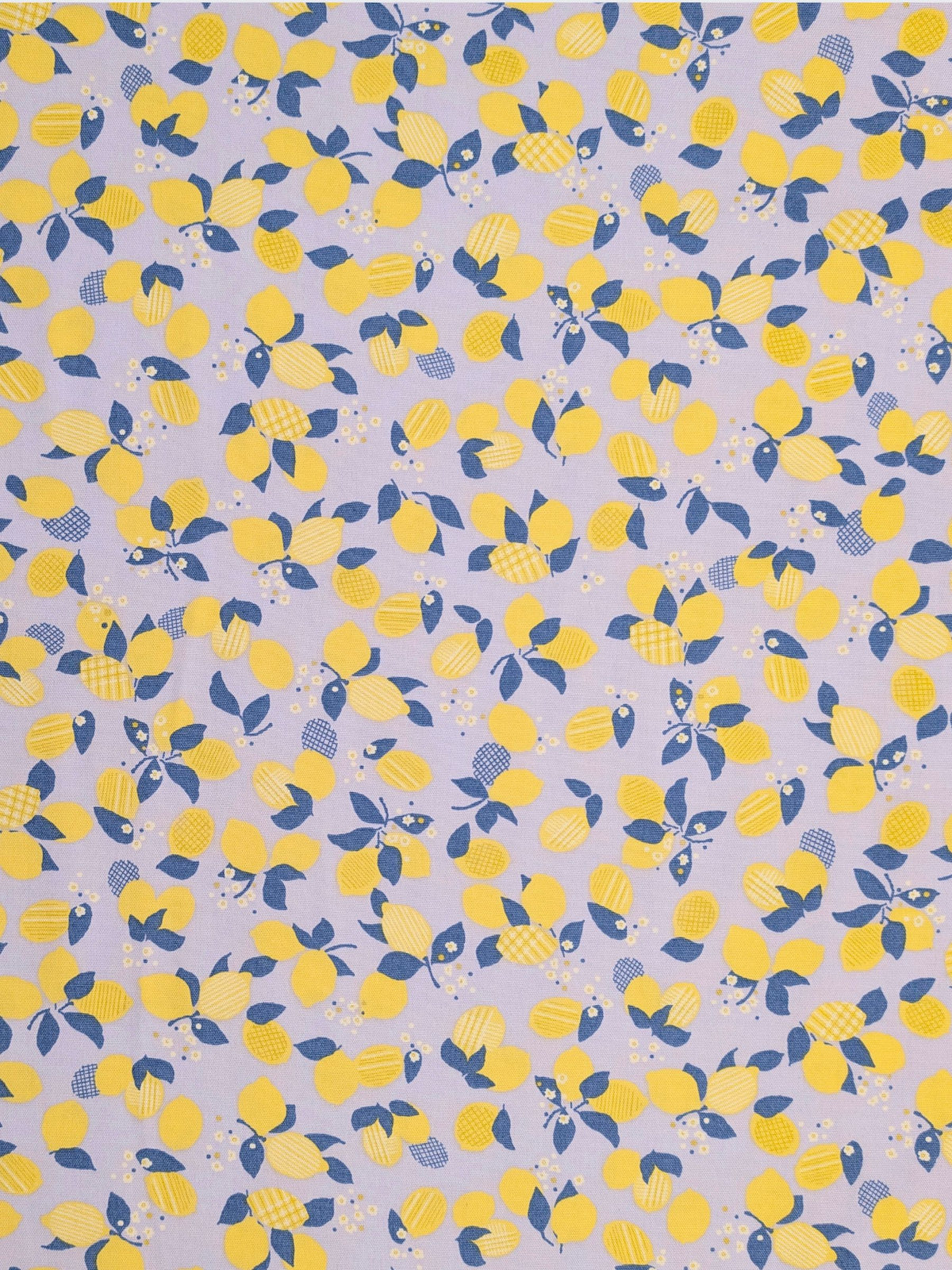 Koizumi - Lemon Bunches Cotton Oxford Fabric - Lavender