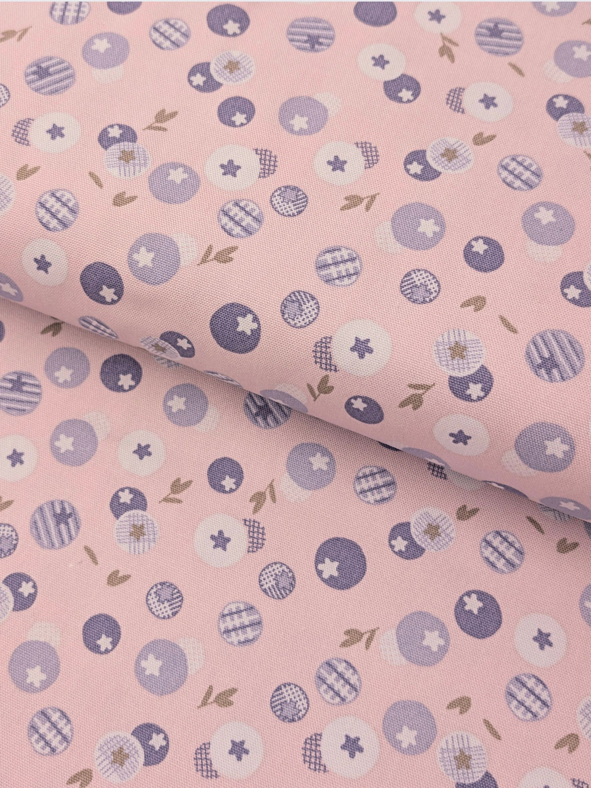 Koizumi - Summer Blueberries Cotton Oxford Fabric - Purple