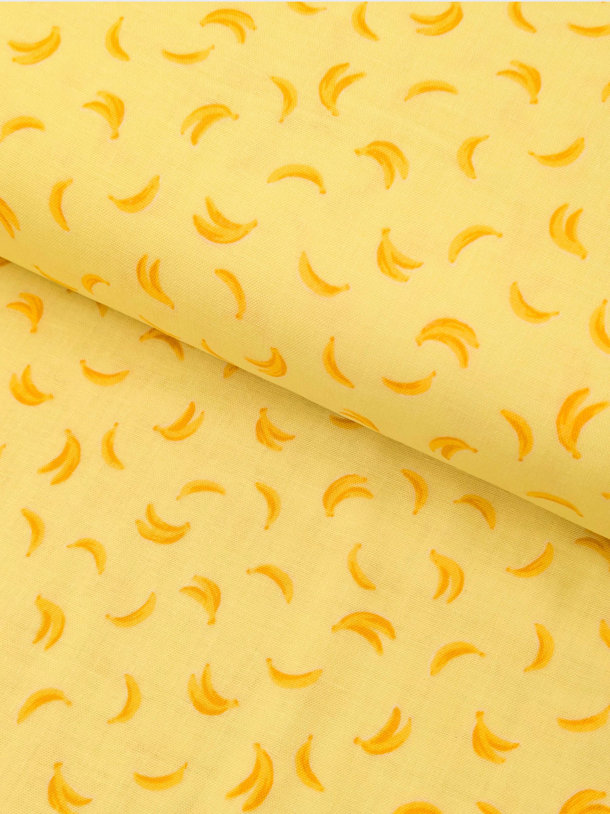 Sevenberry - Little Bananas Cotton Double Gauze Fabric - Yellow