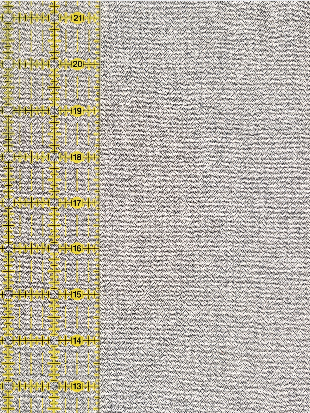 Cosmo - Heathered Yarn Dyed Cotton Fabric - White