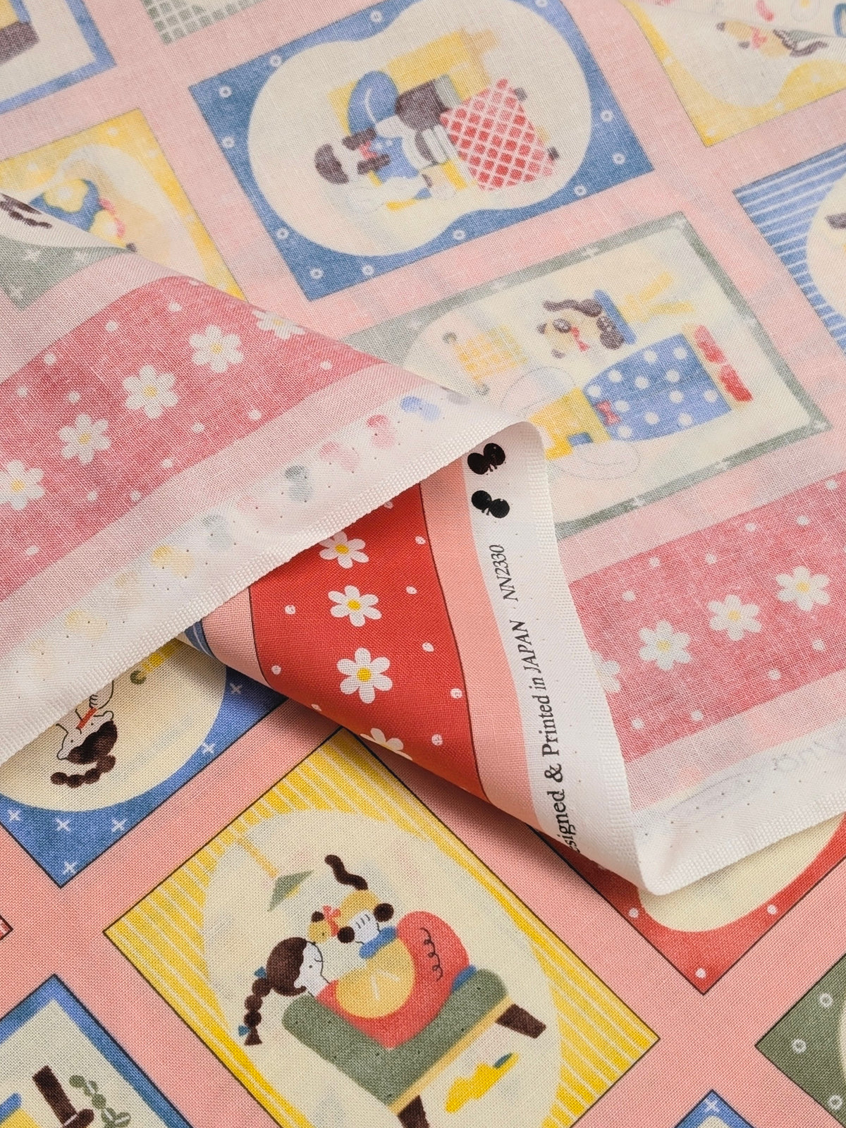 Cosmo - Scrapbook Ladies Cotton Sheeting Fabric - Pink