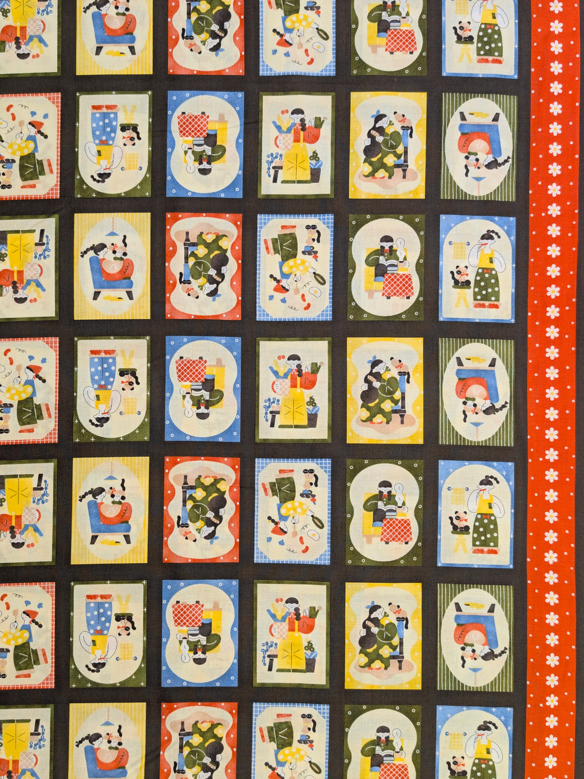 Cosmo - Scrapbook Ladies Cotton Sheeting Fabric - Gray
