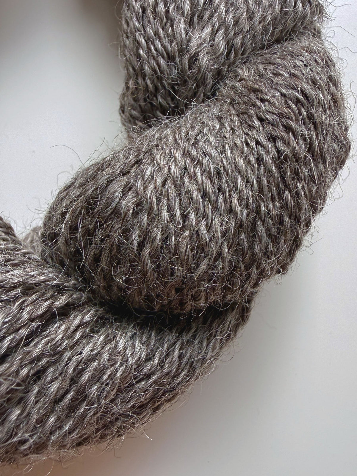 Spoiled Sheep - Gotland Cross Wool Yarn 200yd - Eva #17 Black Gray