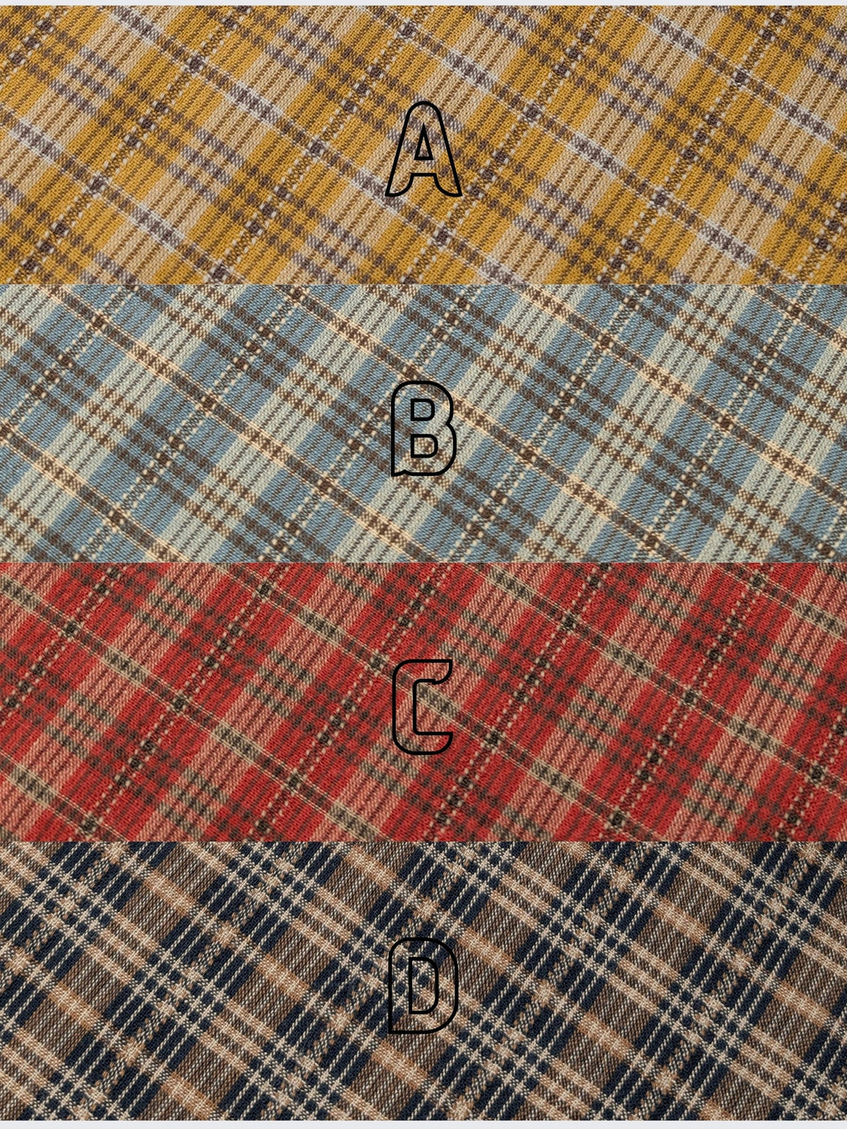 Textile Pantry - Check Plaid Yarn Dyed Cotton Fabric - Red