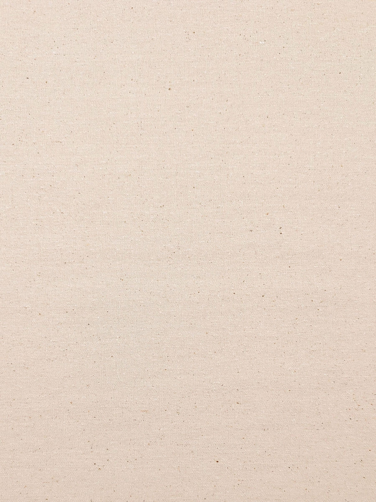 Kokka - Solid Recycled Cotton Canvas Fabric - Beige