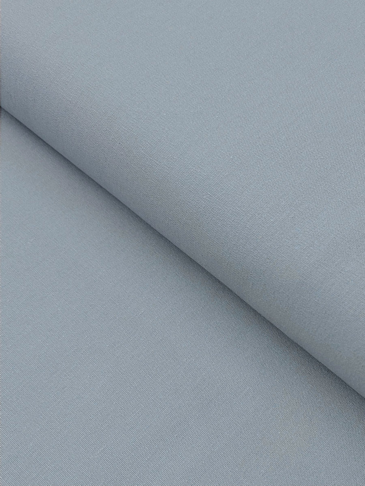 Kokka - Solid Recycled Cotton Canvas Fabric - Baby Blue