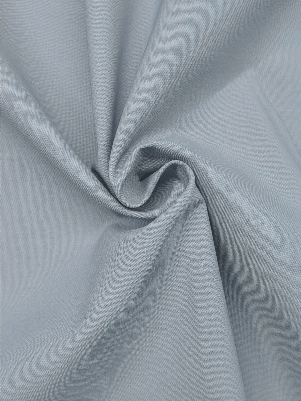Kokka - Solid Recycled Cotton Canvas Fabric - Baby Blue