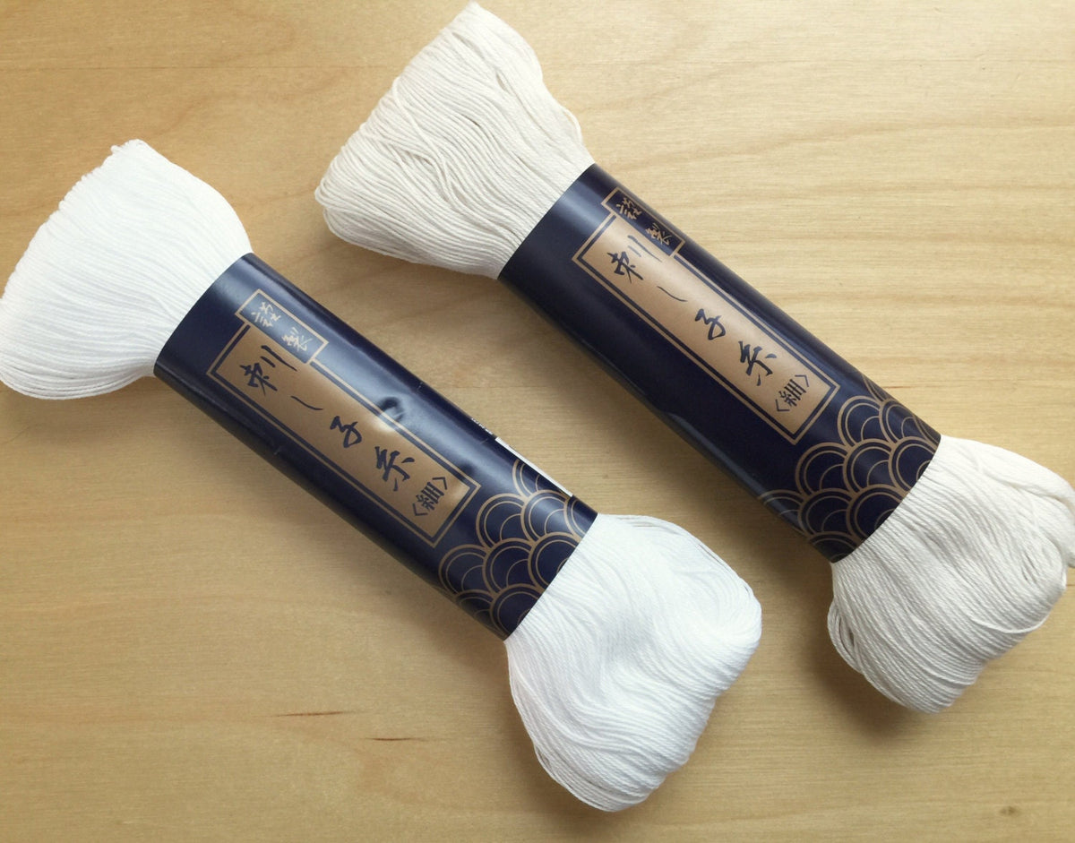 Yokota - Cotton Sashiko Thread 170m Skein - #1 White