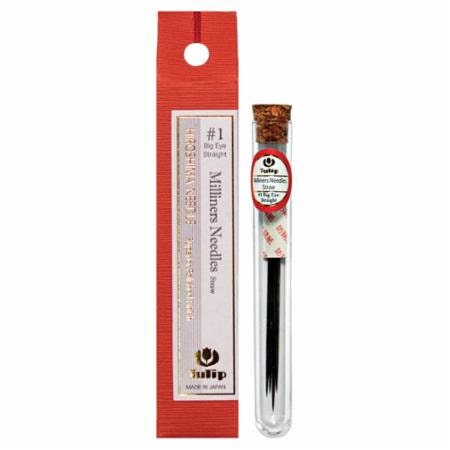 Tulip - Milliners Needles Straw Big Eye Straight - Size #1