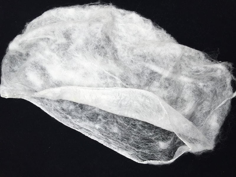 Kinkame - "Mawata" Japanese Raw Silk for Felting, Spinning, Dyeing, and Batting