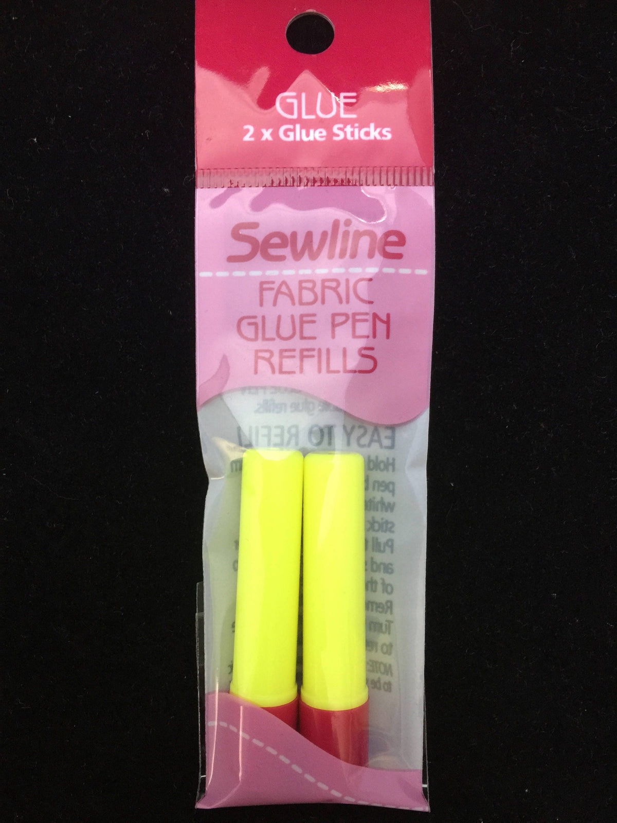 Sewline - Refill for Appliqué Fabric Glue Stick - Yellow