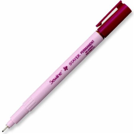 Sewline - Stayer 0.5mm Fine Point Permanent Marker for Fabrics - Black