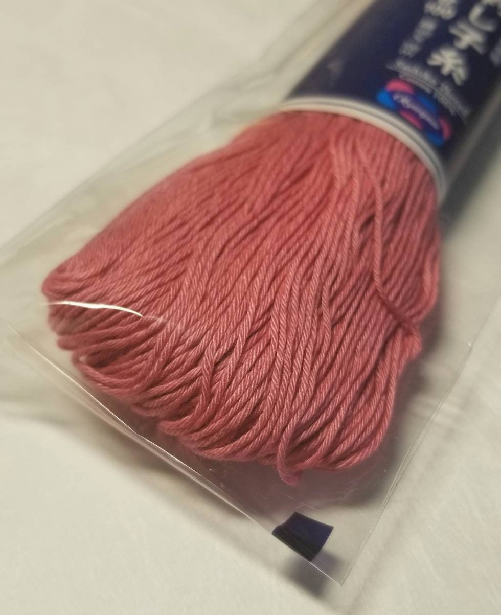 Olympus - Cotton Sashiko Thread 100m Skein - Color #110 Pink