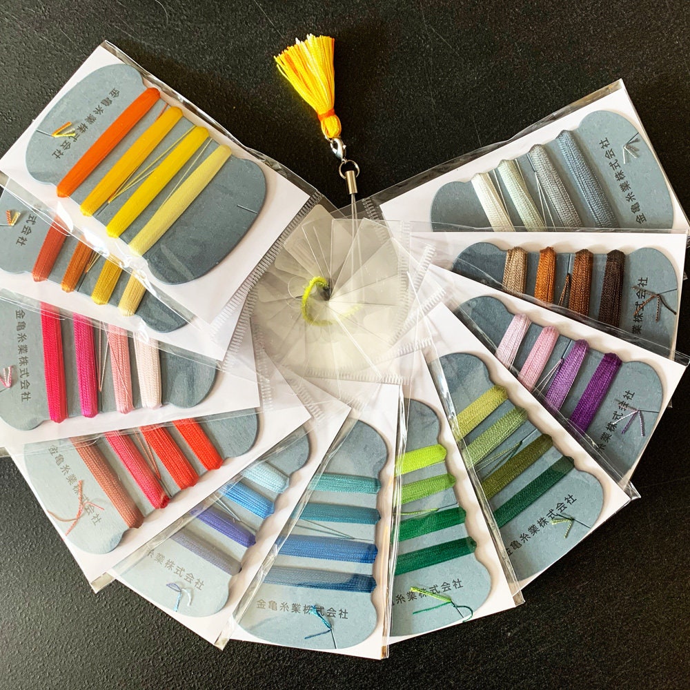 Kinkame - Silk Thread 4 Color Assortment - #11 Smoke (Gray)