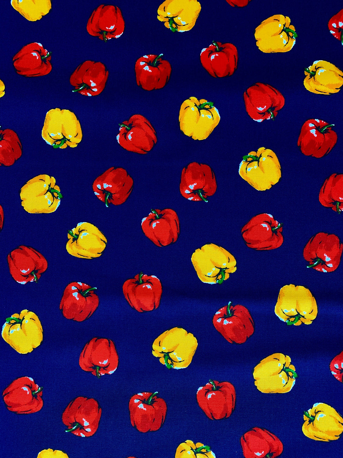 Sevenberry - SALE Bell Peppers Cotton Oxford - Blue Red Orange Yellow