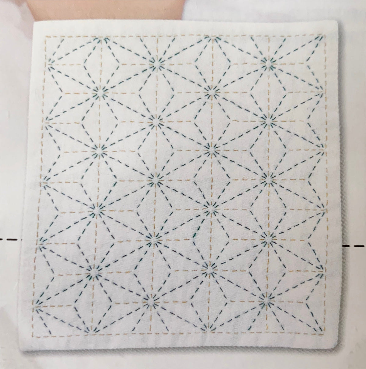 Olympus - Asanoha Sashiko Handkerchief Sampler Kit - White