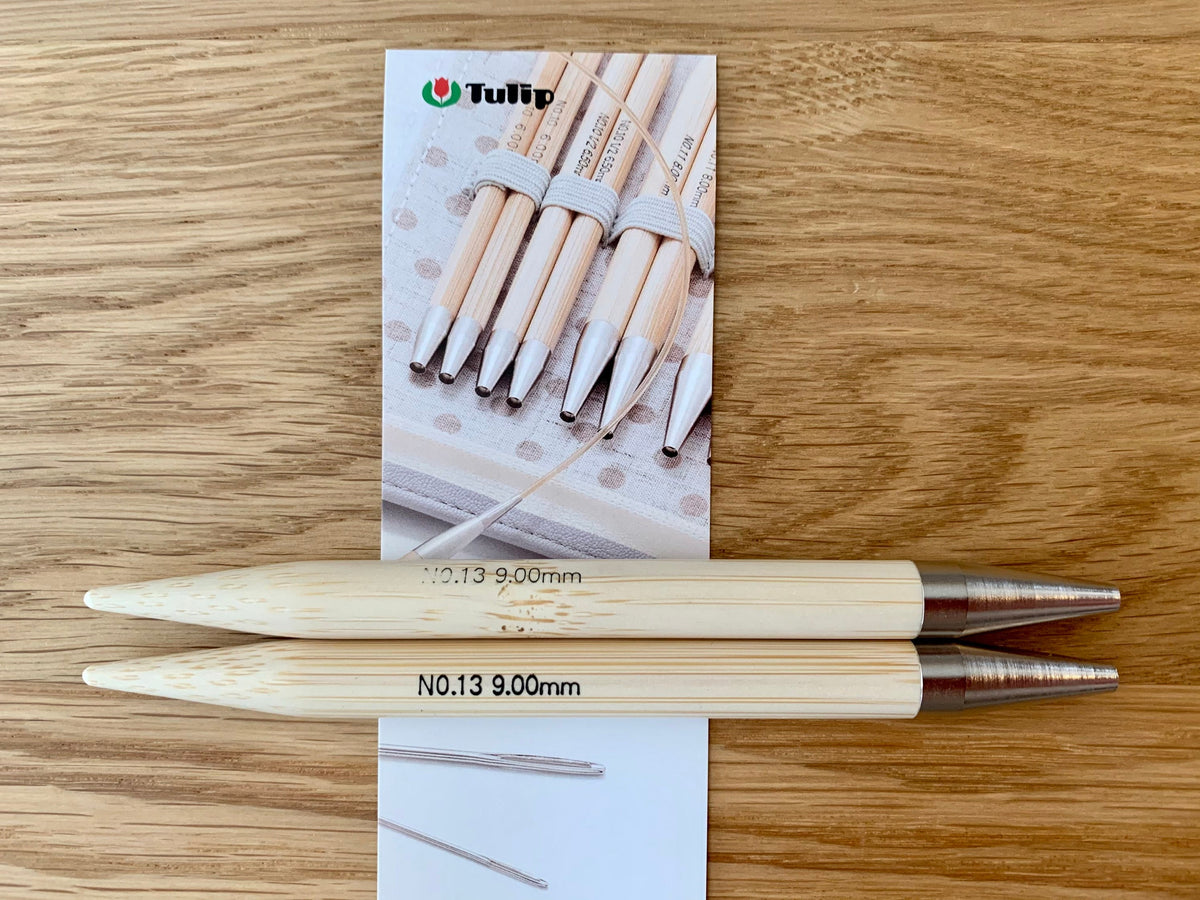 Tulip - CarryC Long Interchangeable Bamboo Knitting Needles - Various Sizes