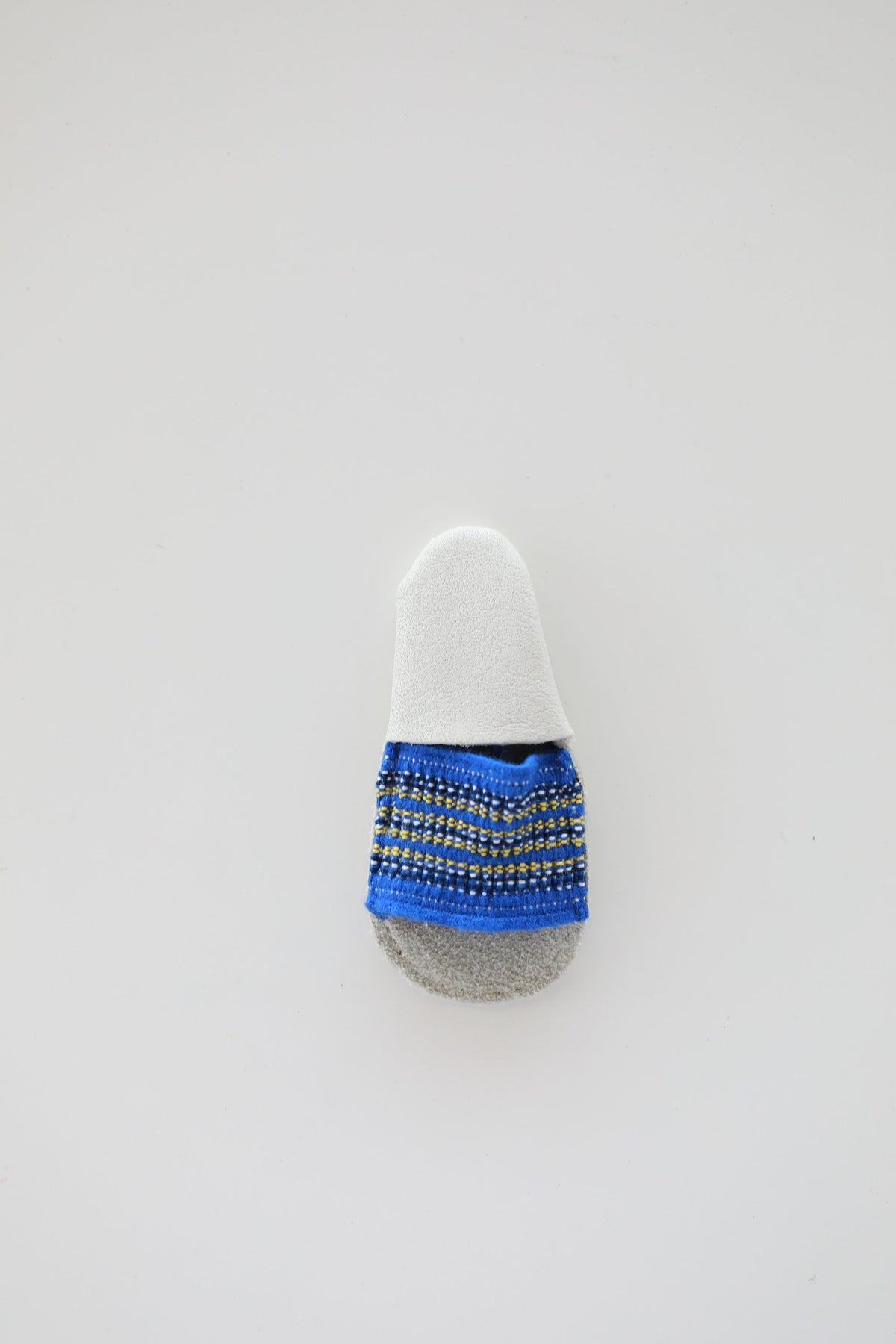 Little House - Leather Glove Thimble with Elastic Soft or Padded - White