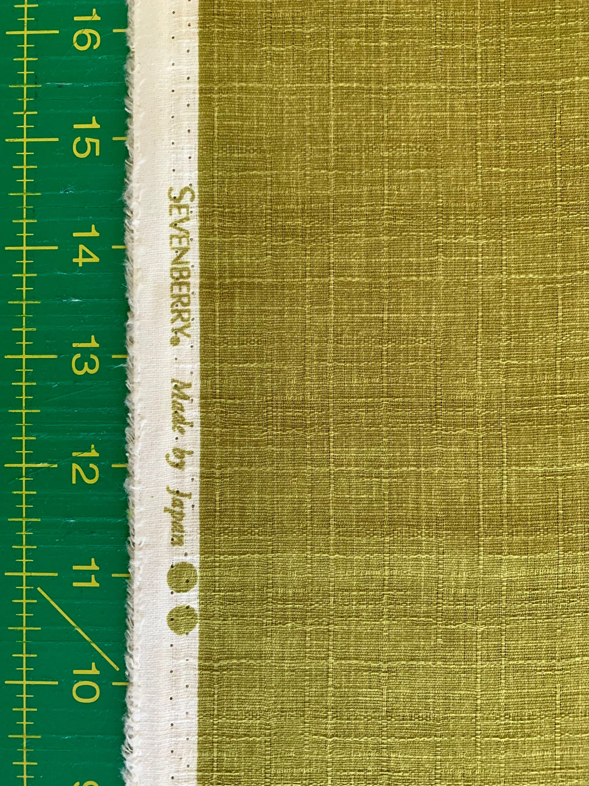 Swatches 17 Dobby Cotton Solid Color Sevenberry Japanese fabric
