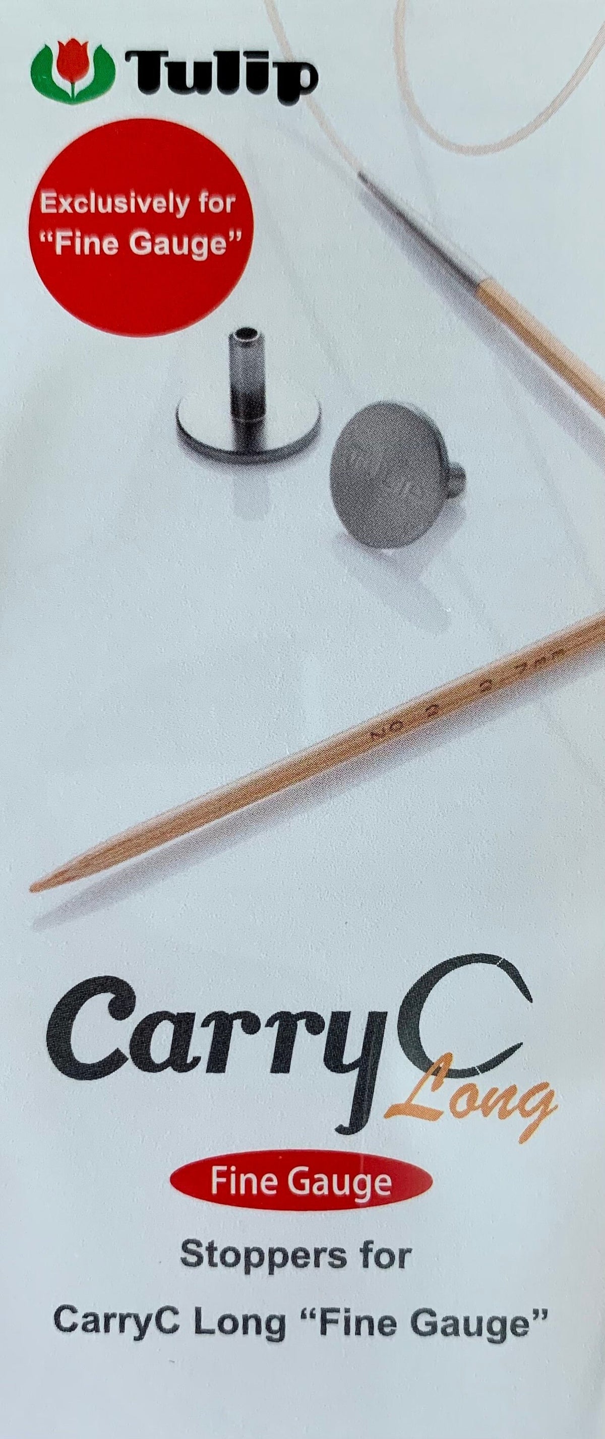 Tulip - Knitting Stoppers for CarryC Long Fine Gauge