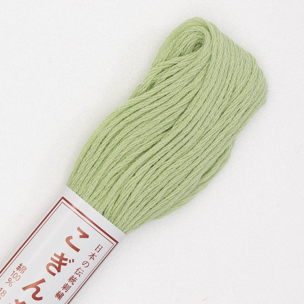 Olympus - Cotton Kogin Thread 18m Skein - #251 Pale Green