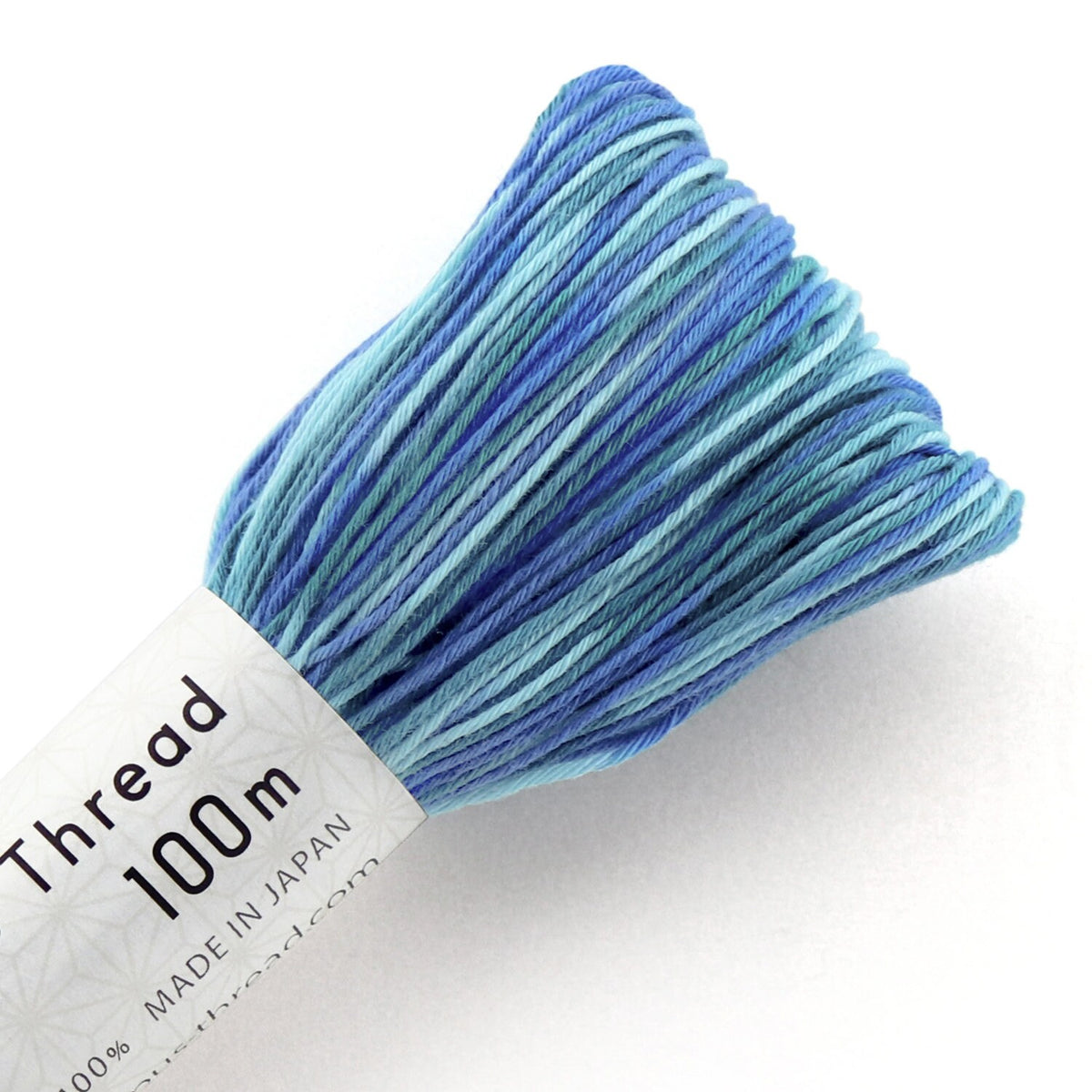 Olympus - Cotton Sashiko Thread 100m Skein - Variegated #191 Ocean
