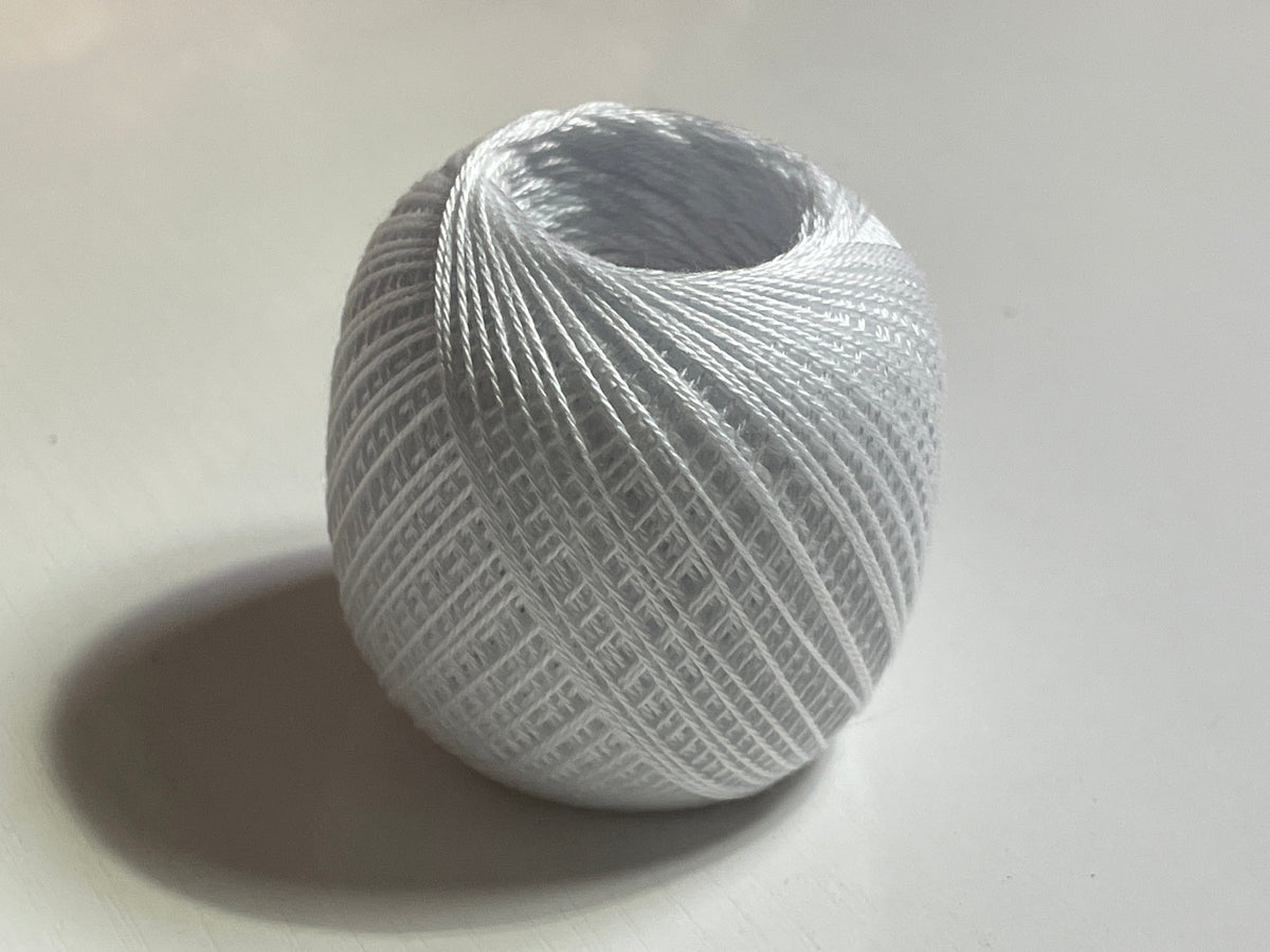 Olympus - Thin Cotton Sashiko Thread 80m Ball - White
