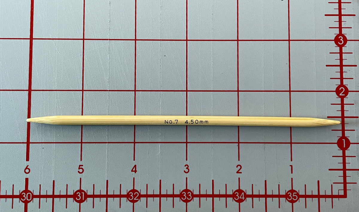Tulip - 6"/15cm Double Point Knitting Needles Various Sizes - Bamboo