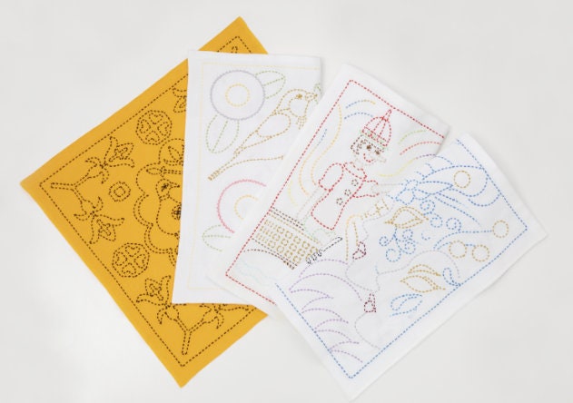 Tulip - World Italy "Daisies Blooming in Rome" Sashiko Sampler Kit