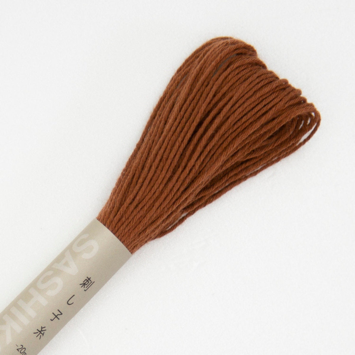 Olympus - Cotton Sashiko Thread 20m Skein - Color #3 Brown
