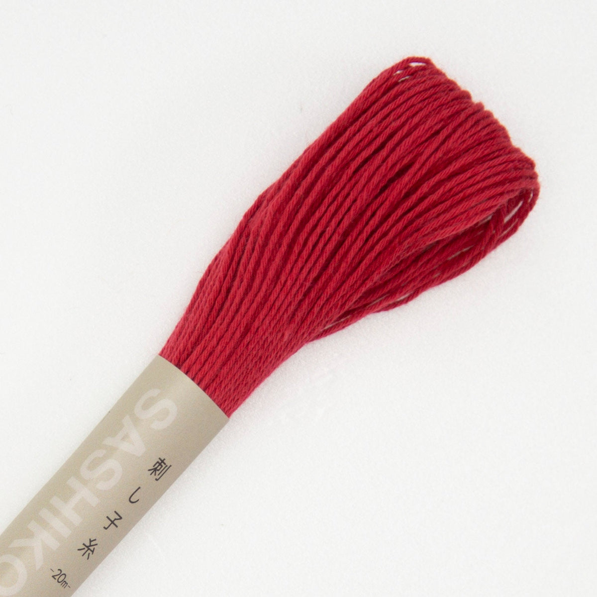 Olympus - Cotton Sashiko Thread 20m Skein - Color #12 Cranberry