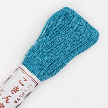 Olympus - Cotton Kogin Thread 18m Skein - #392 Peacock Blue