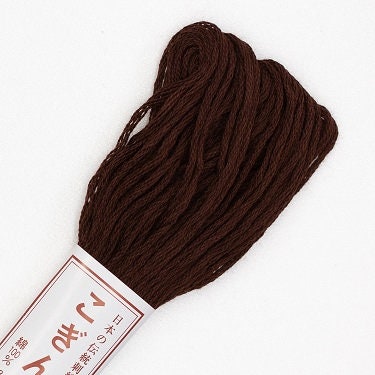 Olympus - Cotton Kogin Thread 18m Skein - #778 Dark Brown