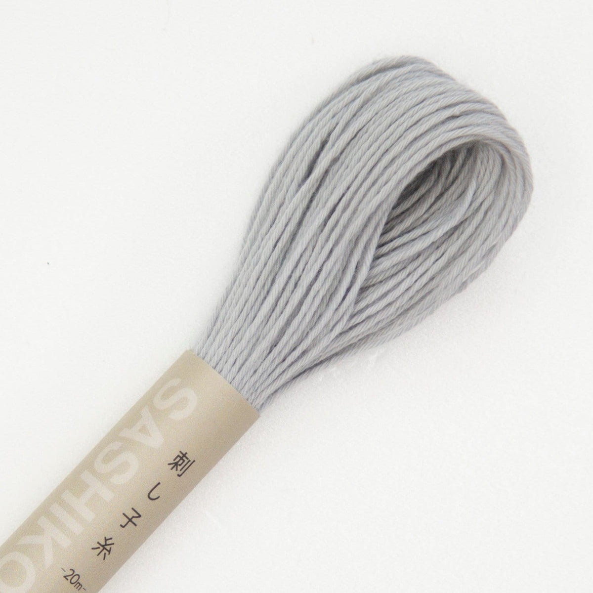Olympus - Cotton Sashiko Thread 20m Skein - Color #28 Ash