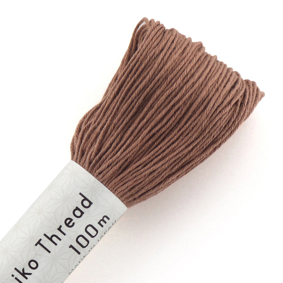Olympus - Cotton Sashiko Thread 100m Skein - Color #114 Brown