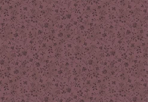 QuiltGate - PRE-CUT Gentle Flowers Dried Flowers Cotton Fabric