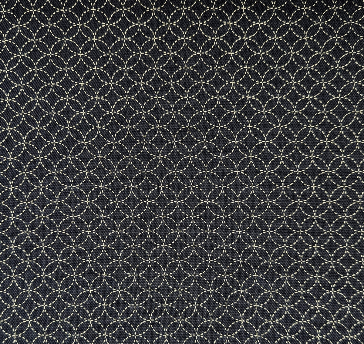 Sevenberry Small Shippo Japanese cotton fabric 88222-11-8 navy