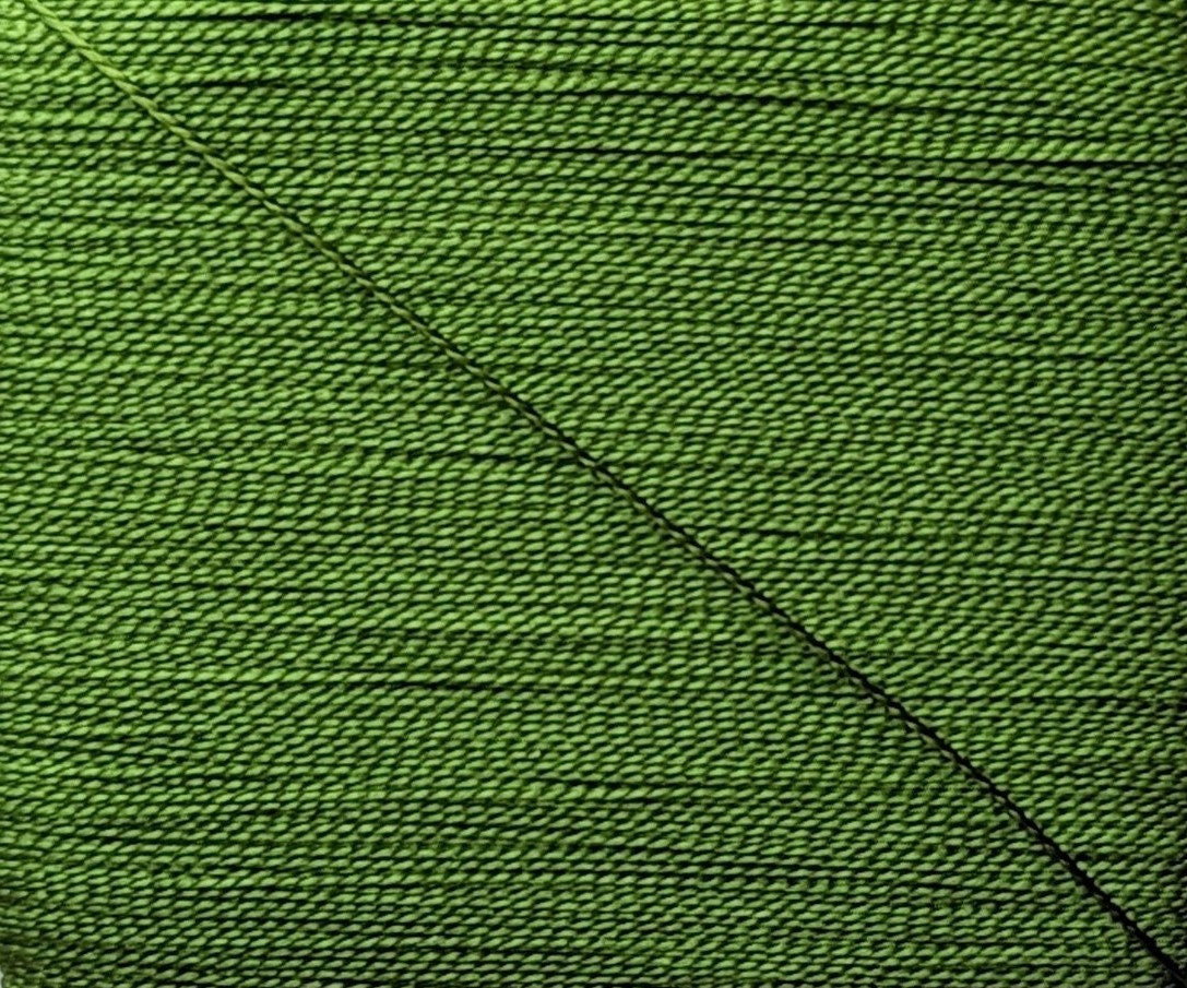 Kinkame - Silk Hand Sewing Thread 80m Card - Color #119 Clover Leaf