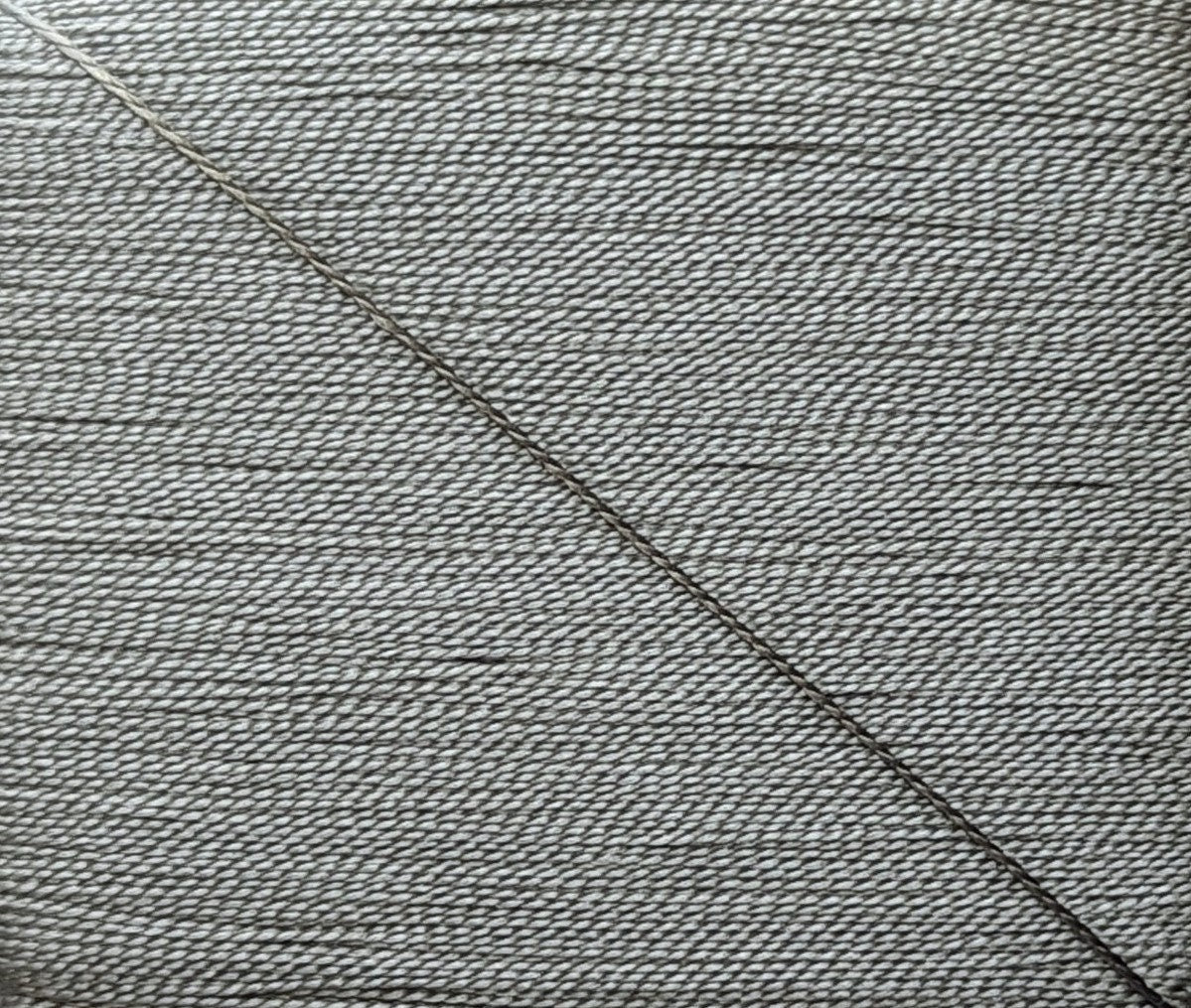 Kinkame - Silk Hand Sewing Thread 80m Card - Color #123 Silver MoonLight