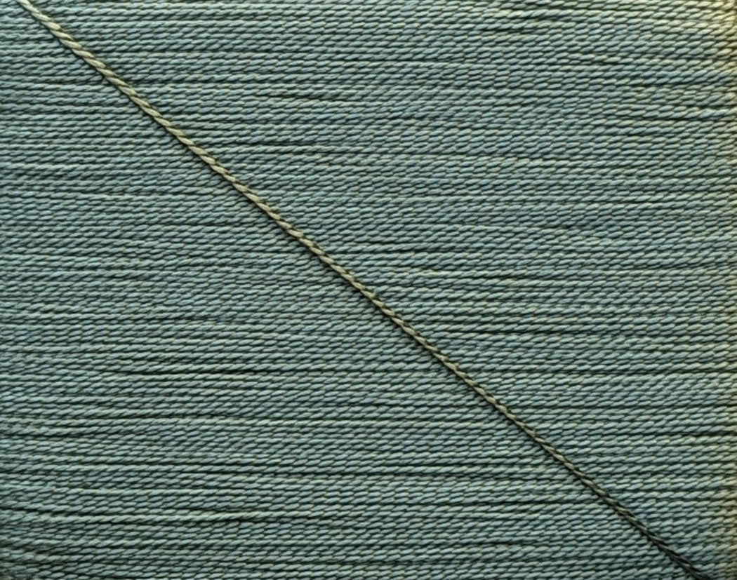 Kinkame - Silk Hand Sewing Thread 80m Card - Color #160 Hazy Teal