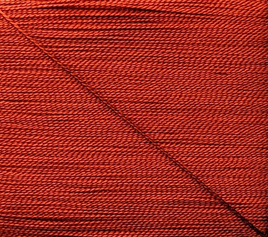 Kinkame - Silk Hand Sewing Thread 80m Card - Color #87 Fire Brick