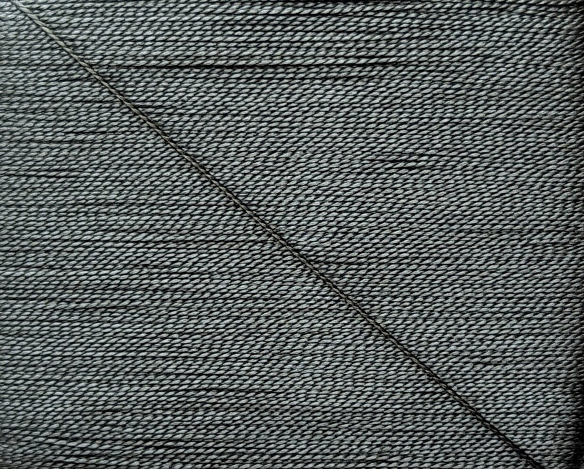 Kinkame - Silk Hand Sewing Thread 80m Card - Color #136 Stormy Sky