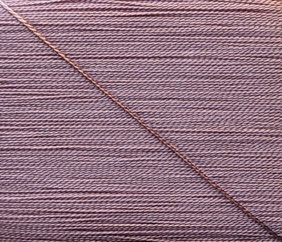 Kinkame - Silk Hand Sewing Thread 80m Card - Color #191 Pale Plum