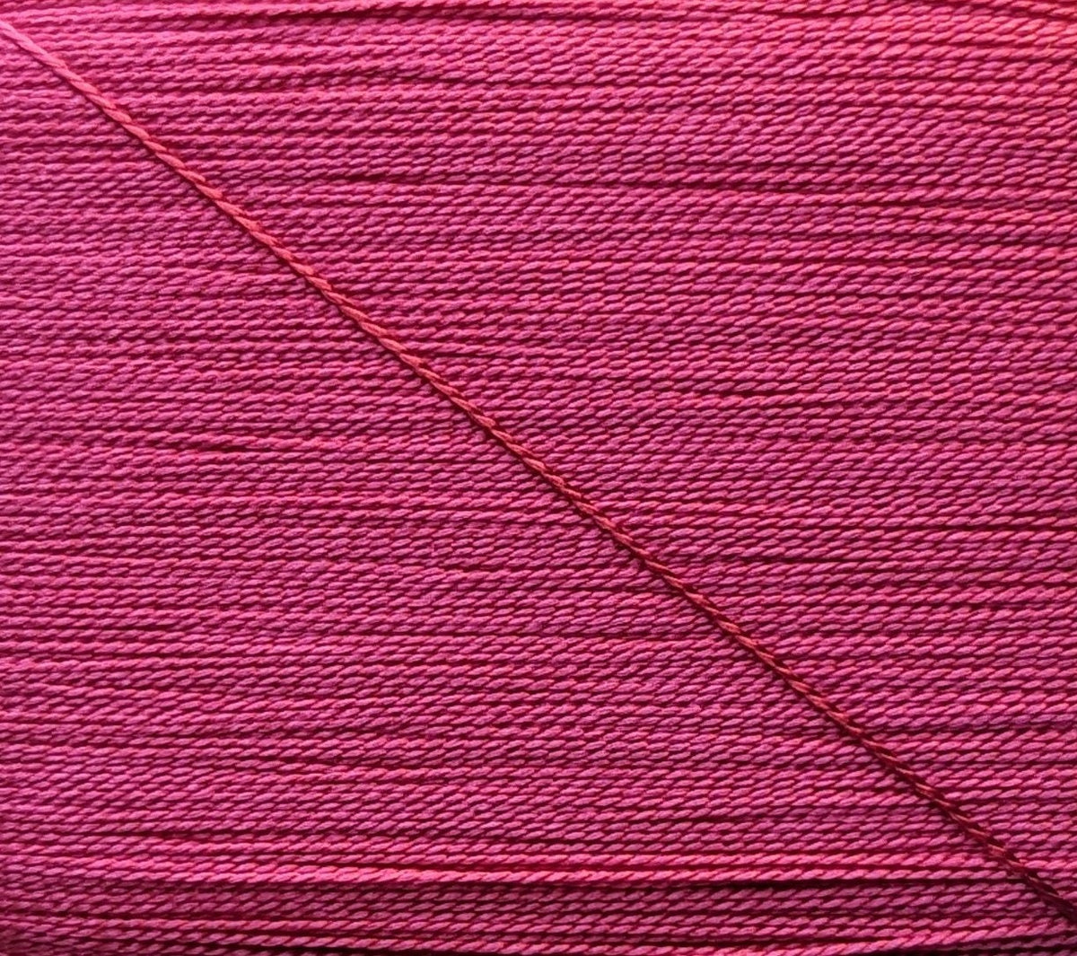 Kinkame - Silk Hand Sewing Thread 80m Card - Color #196 Fuchsia Flock
