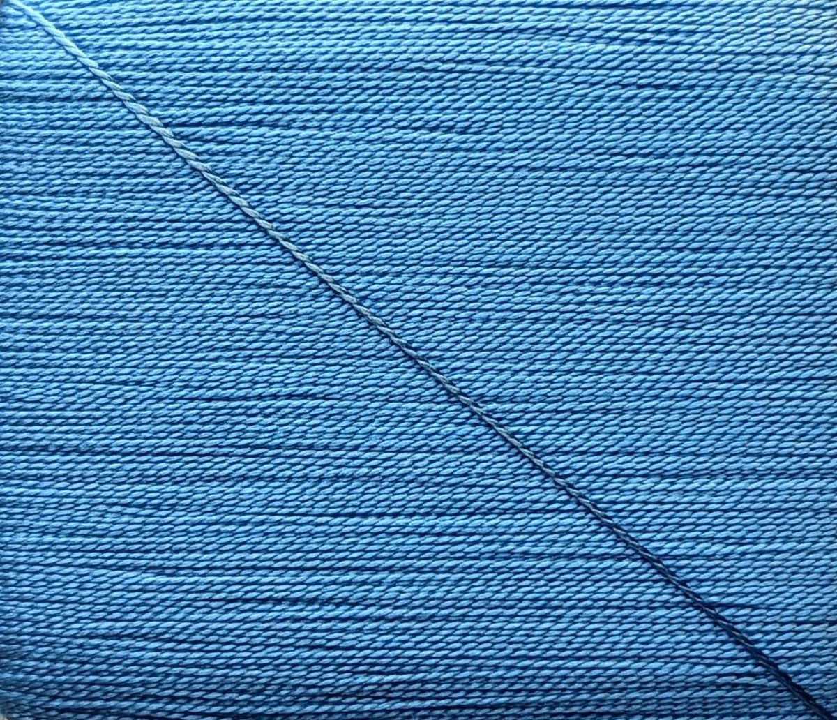 Kinkame - Silk Hand Sewing Thread 80m Card - Color #209 Queen Blue