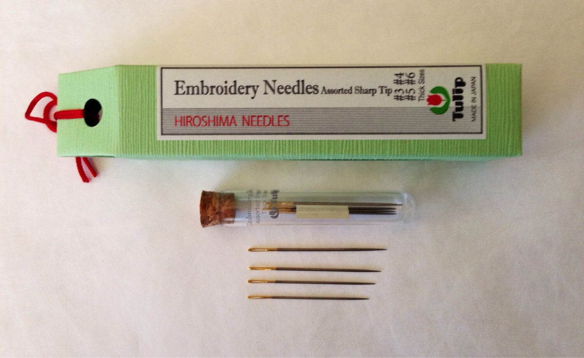 Tulip - Embroidery Needles Sharp Tip Assorted - Think
