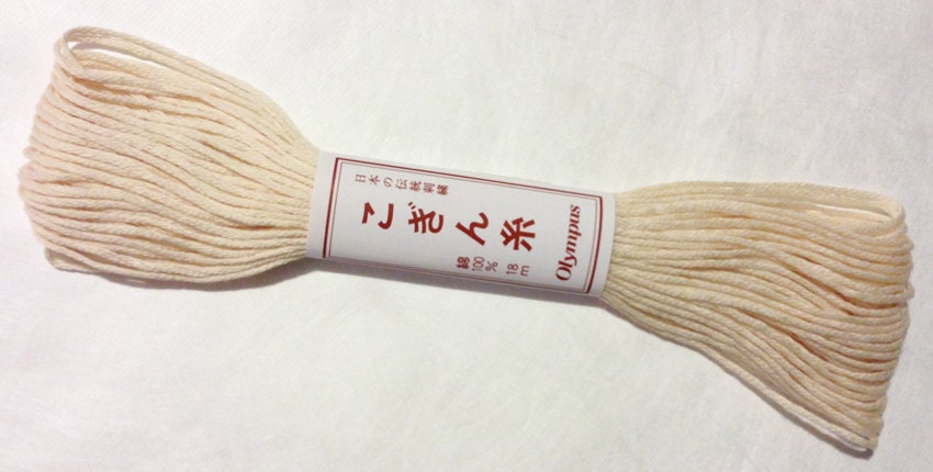 Olympus - Cotton Kogin Thread 18m Skein - #731 Ivory Beige