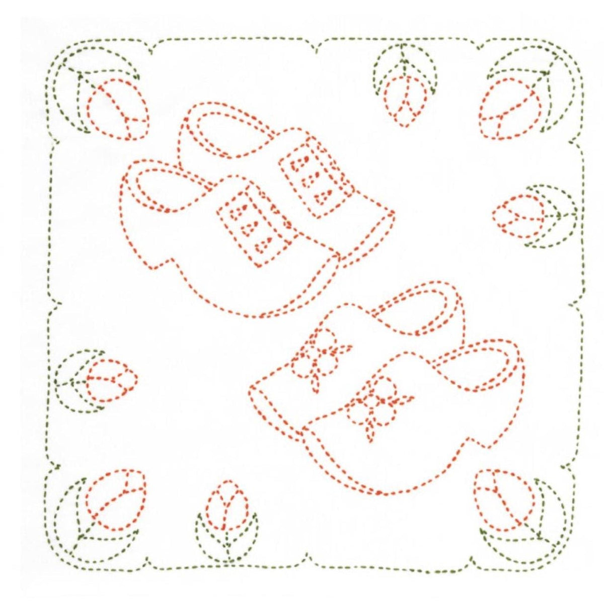 Tulip - World Netherlands "Clogs" Sashiko Sampler Kit