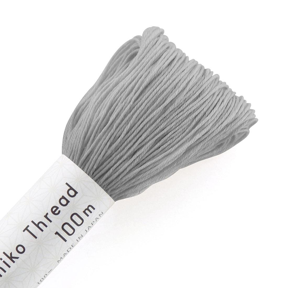 Olympus - Cotton Sashiko Thread 100m Skein - Color #134 Silver