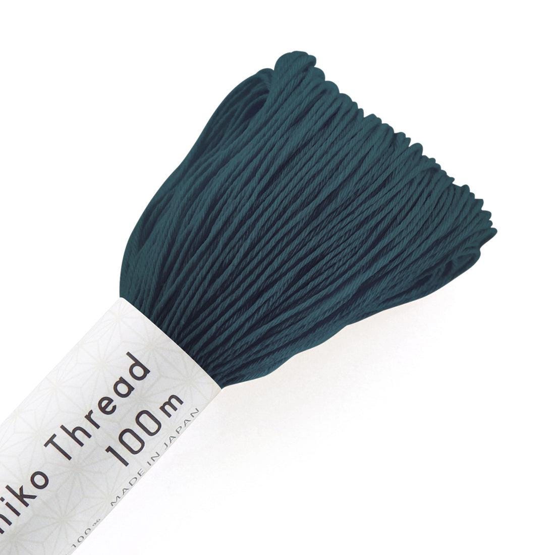 Olympus - Cotton Sashiko Thread 100m Skein - Color #139 Arsenic Blue